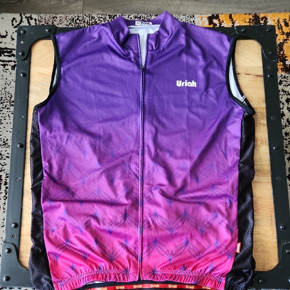 Uriah Purple and Pink Cycling Vest